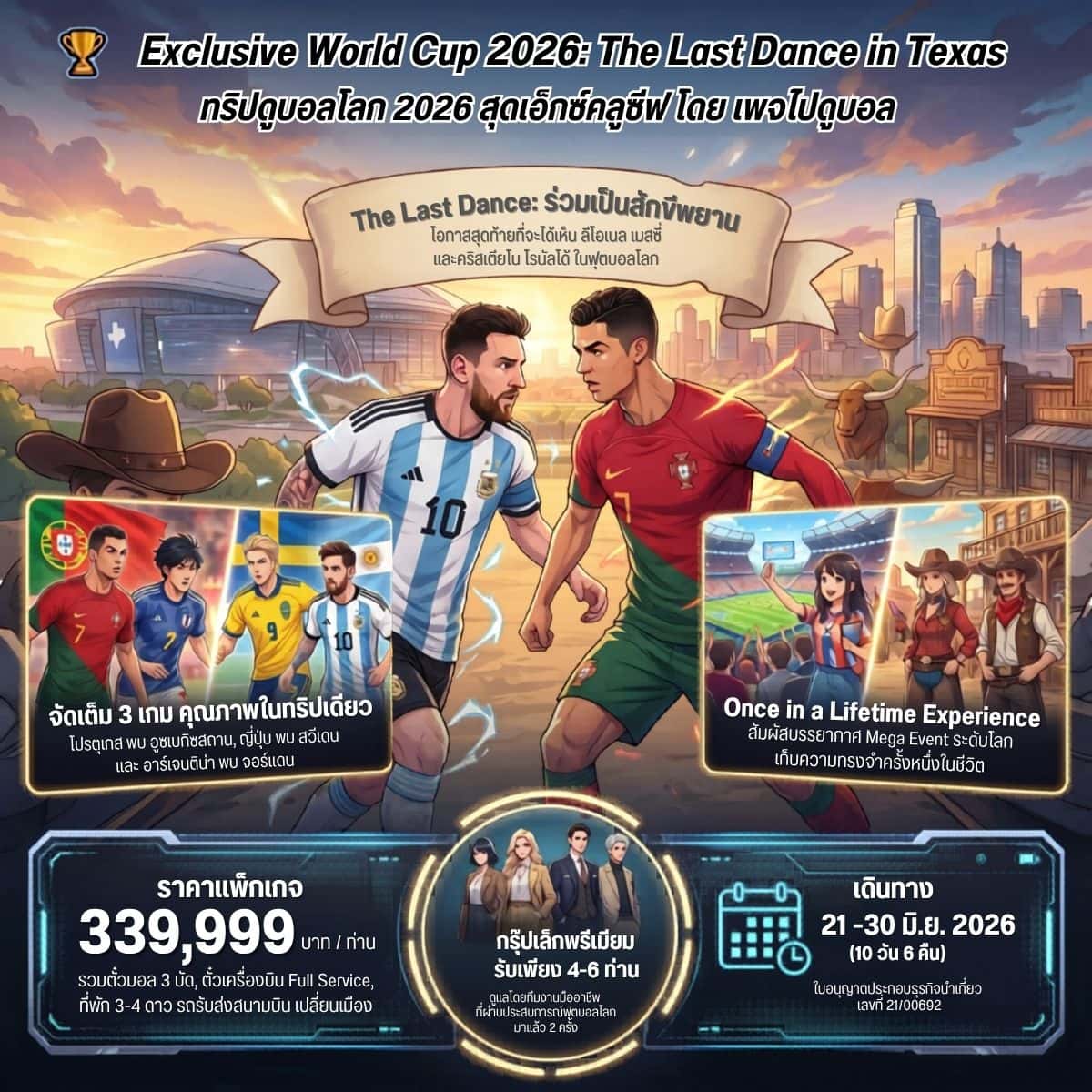 ทัวร์ดูฟุตบอลโลก อเมริกา